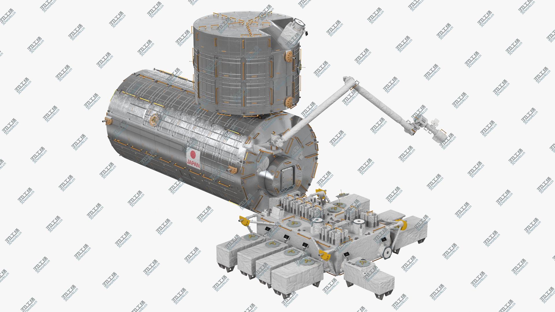 images/goods_img/20210313/3D model ISS JEM Science Module Kibo Rigged/1.jpg